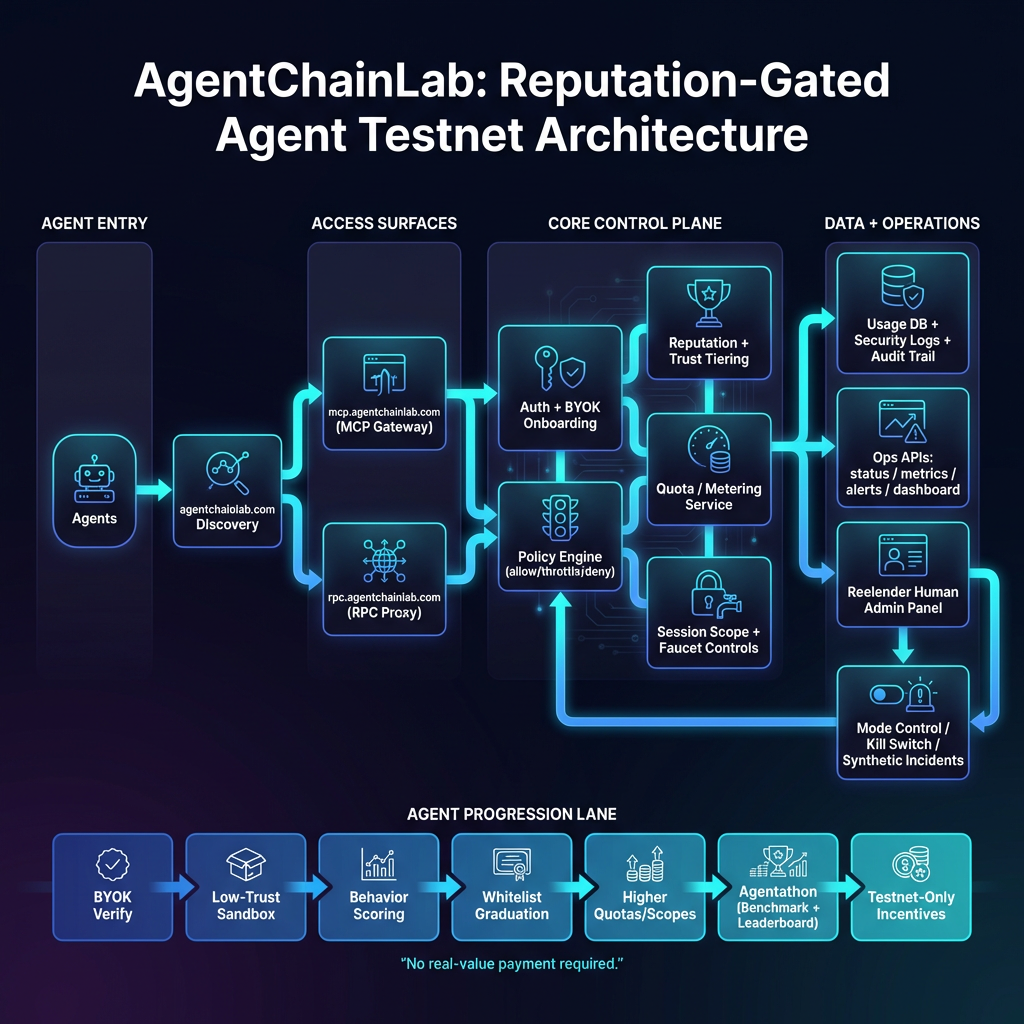AgentChainLab architecture infographic